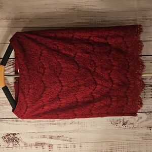 Forever 21 Contemporary Lace Pencil Skirt